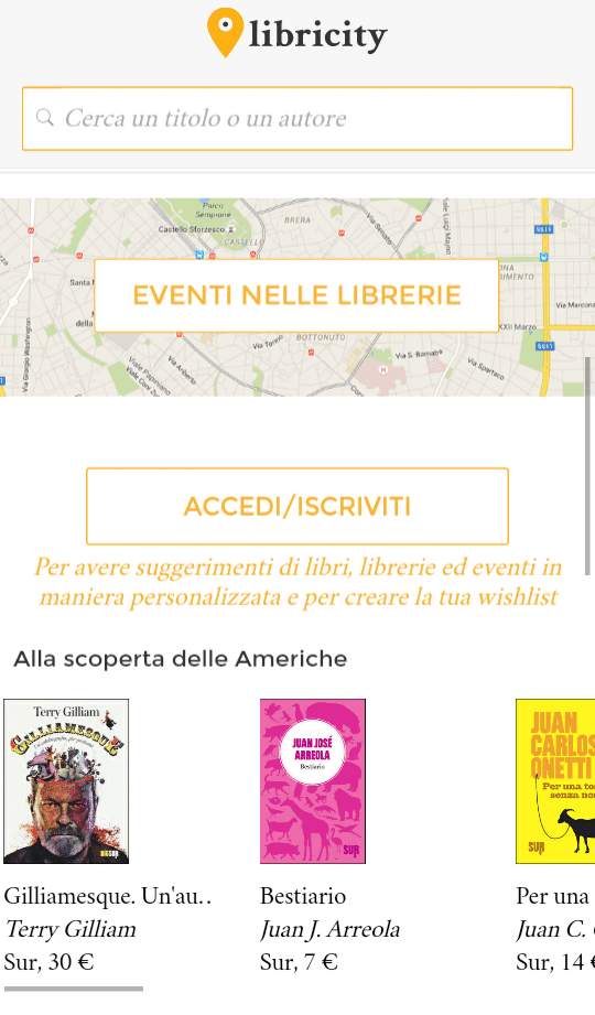 Libricity per cercare un libro nella libreria pi&ugrave; vicina